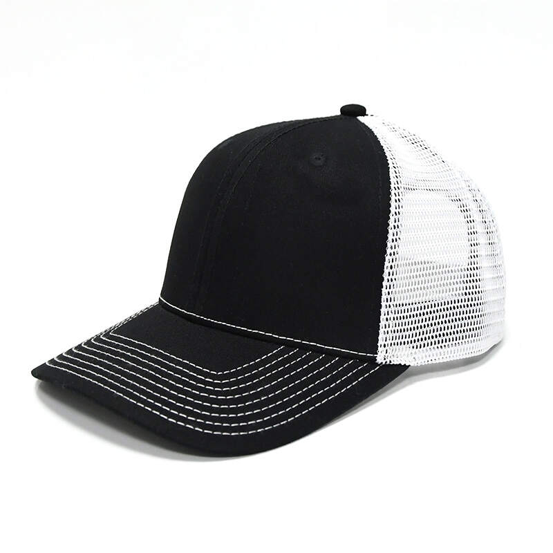 Bent brim cap