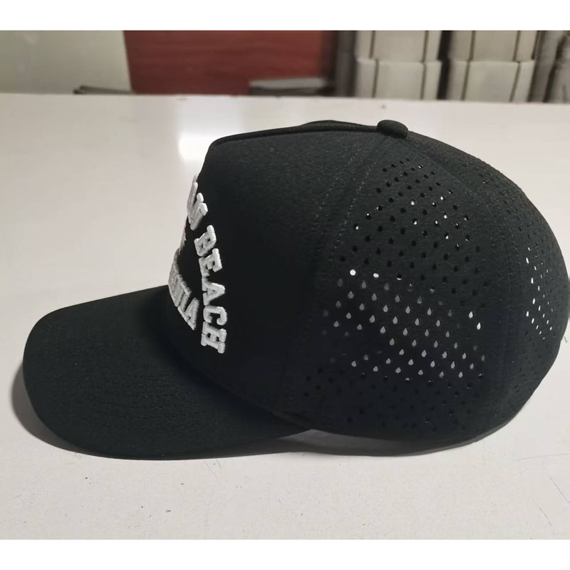UN-0028 5 Panel Perforated Performance Rope Trucker Cap