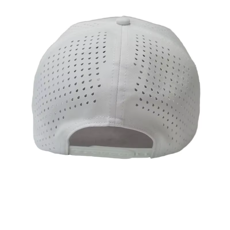 UN-0029 5 panel perforated performance rope baseball cap