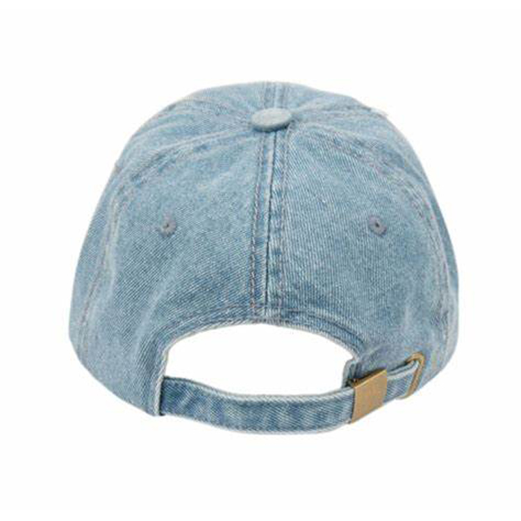 WP-0167distressed denim washed cap