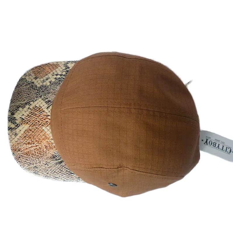 UN-0046 5 panel ripstop camp cap hat