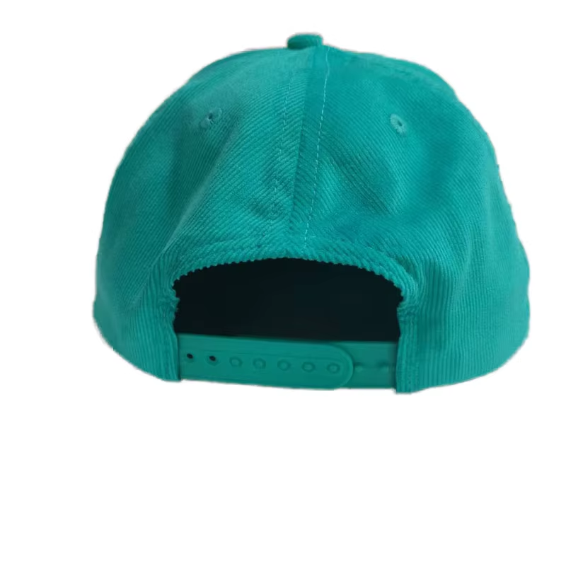 UN-0023 5 panel corduroy rope snapback cap