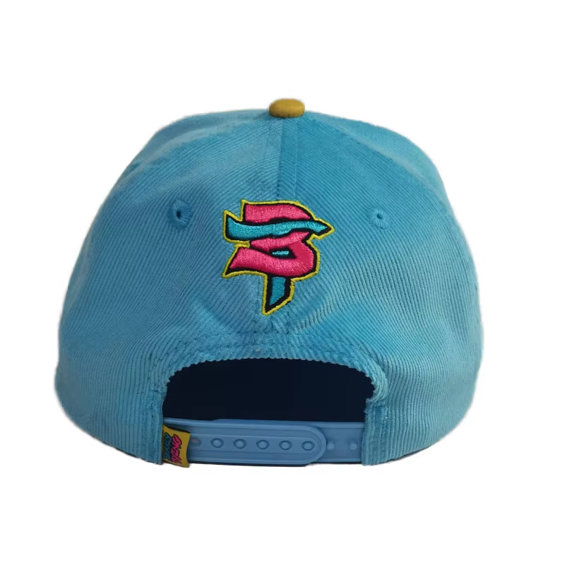 UN-0027 5 panel corduroy camper cap