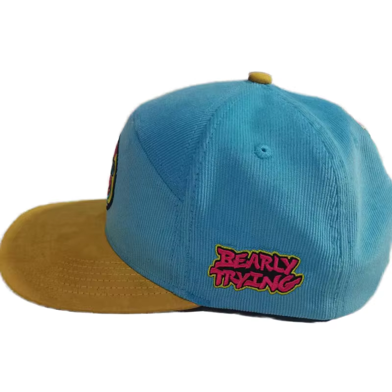 UN-0027 5 panel corduroy camper cap