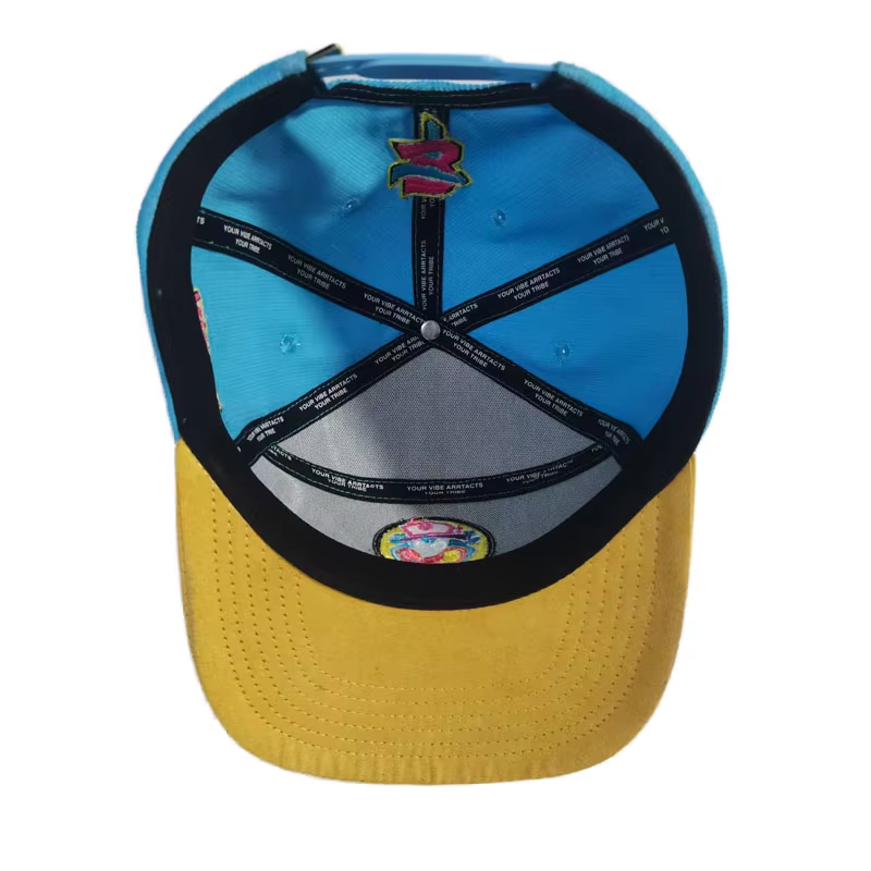 UN-0027 5 panel corduroy camper cap
