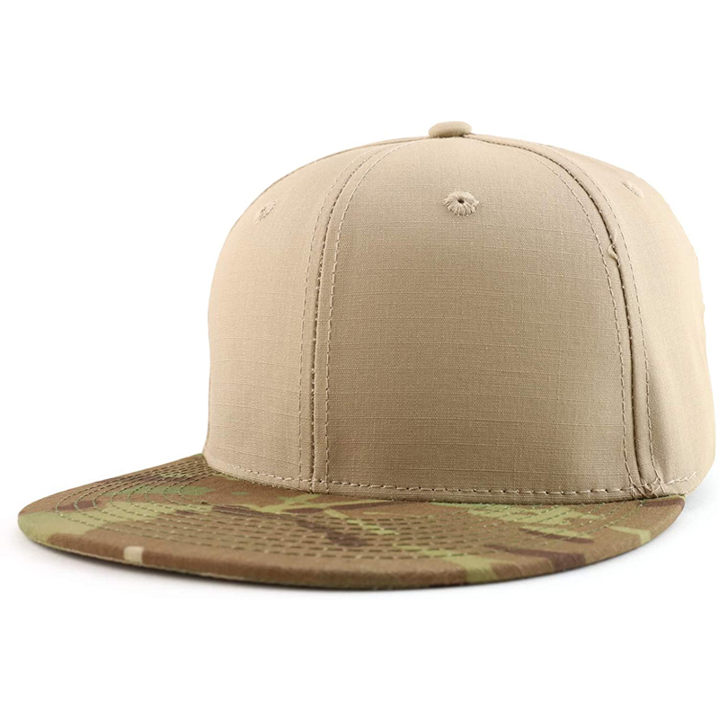 6 Panel Mesh Snapback Sport Cap