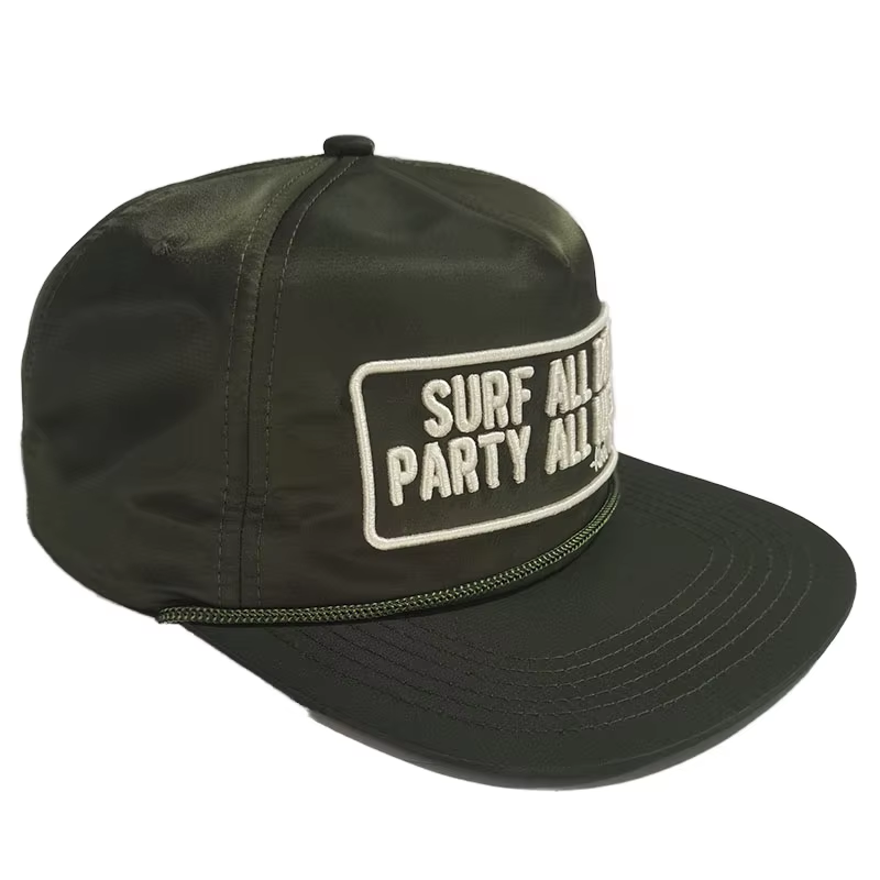 WP-0100 5 panel snapback cap