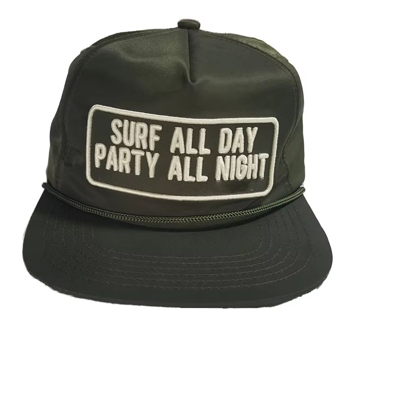 WP-0100 5 panel snapback cap