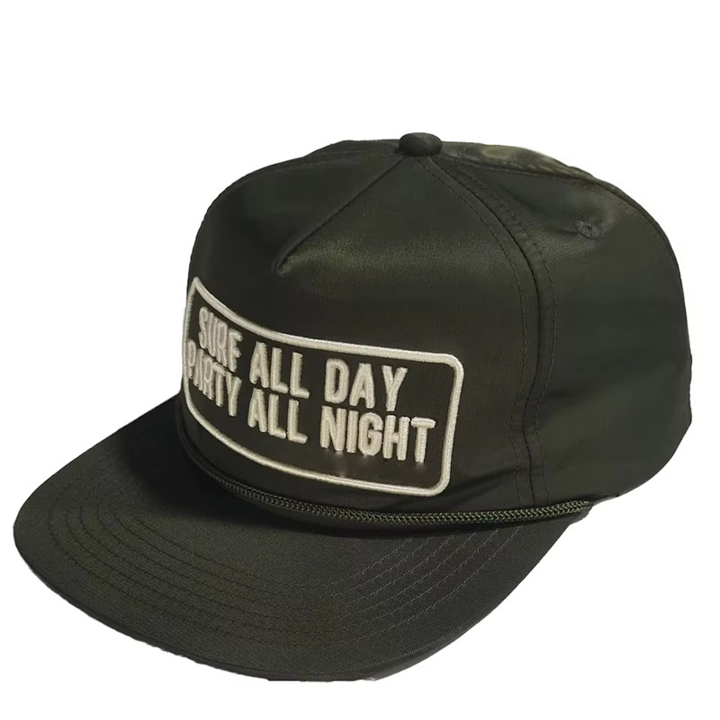 6 Panel Mesh Snapback Sport Cap