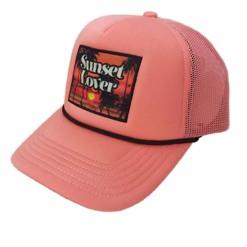 UN-0026 5 PANEL FOAM JERSEY TRUCKKER CAP 