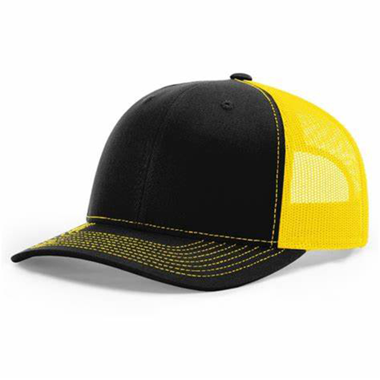 6 Panel Mesh Snapback Sport Cap