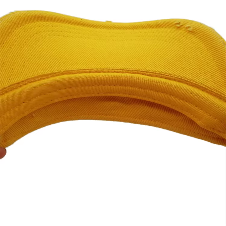 UN-0040 Washed distressed cotton sun visor