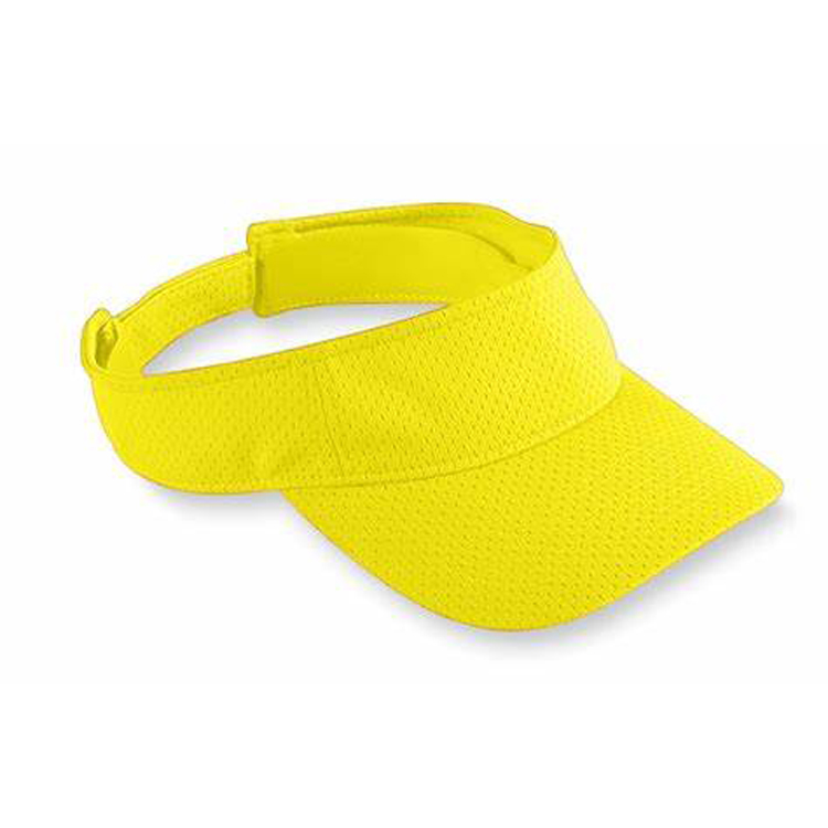 WP-0452 Mesh sports sun visor with contrast piping