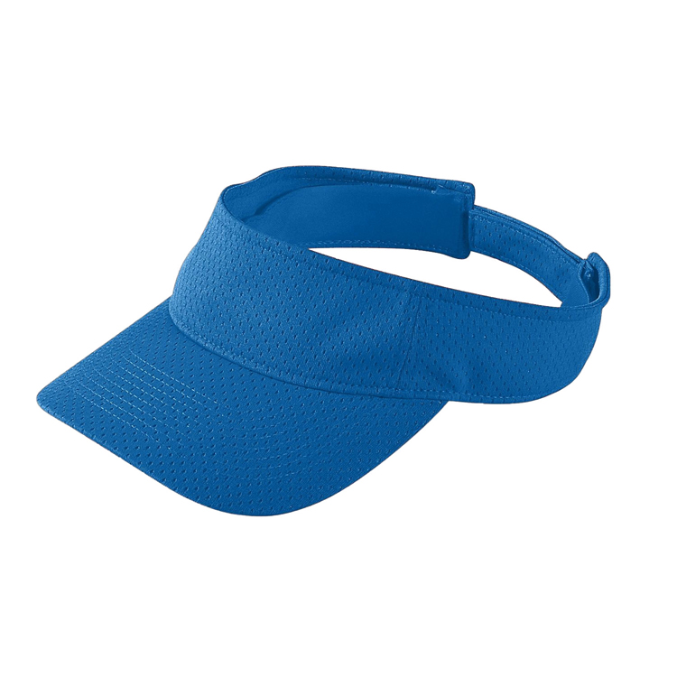 WP-0452 Mesh sports sun visor with contrast piping