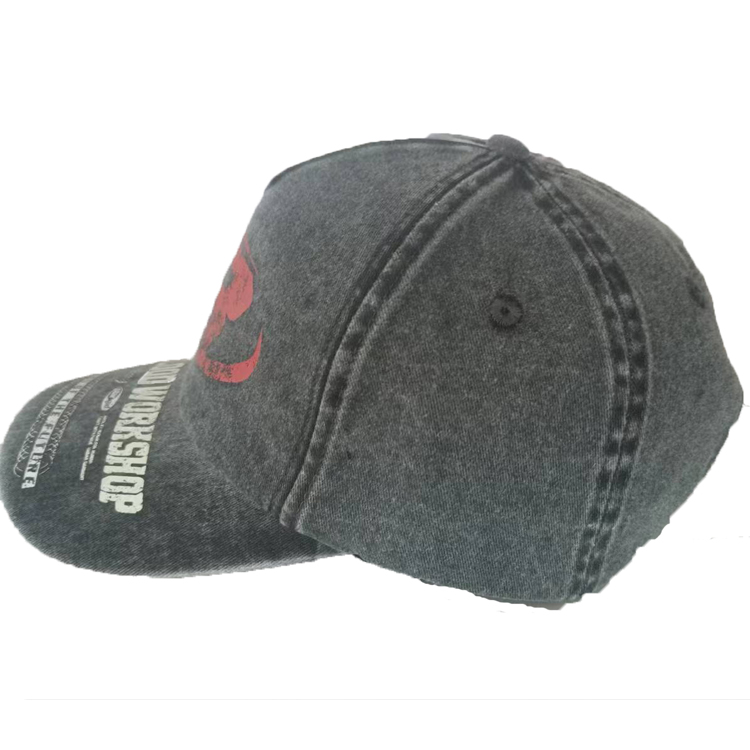 UN-0403 5 PANEL WASHED COTTON TWILL BASEBALL CAP