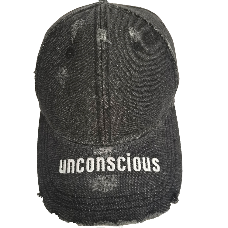 UN-0500 WASHED DENIM BASEBALL CAP 