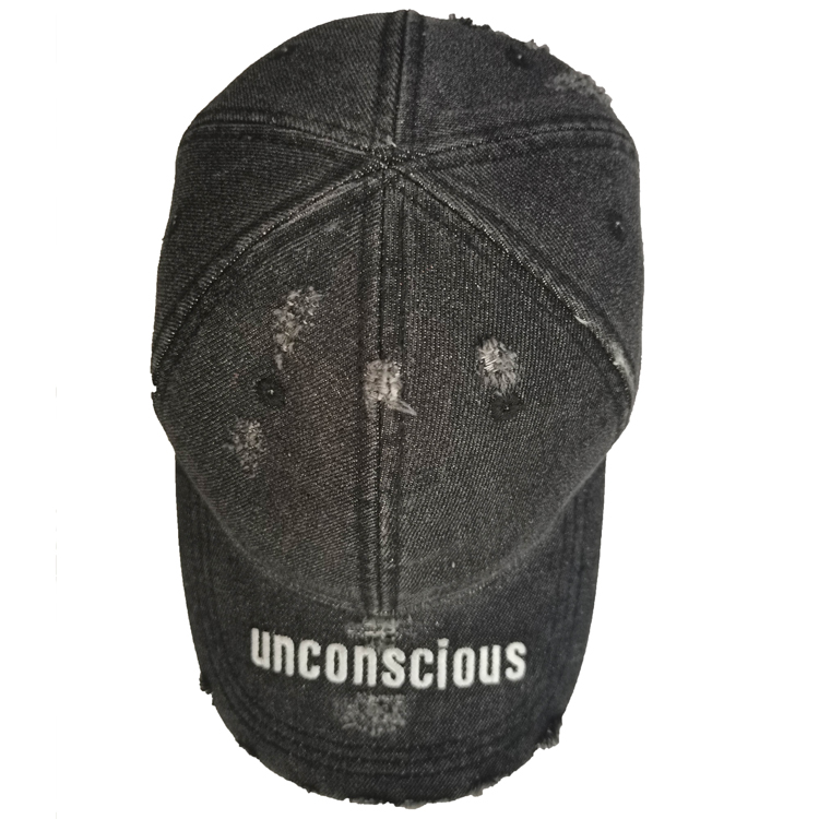 UN-0500 WASHED DENIM BASEBALL CAP 
