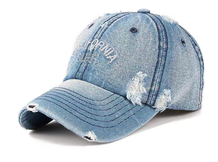 UN-0012 WASHED DENIM BASEBALL CAP 
