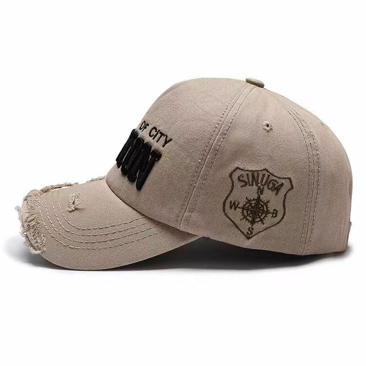 UN-0013 WASHED COTTON TWILL BASEBALL CAP 