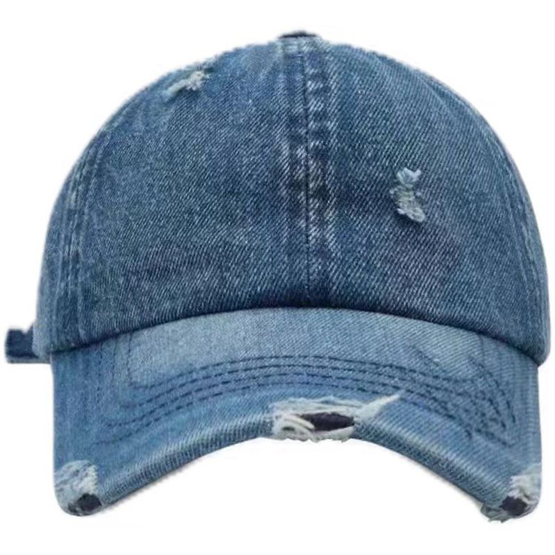 UN-0014 WASHED DENIM BASEBALL CAP 