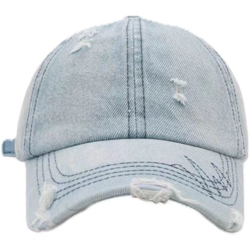 UN-0014 WASHED DENIM BASEBALL CAP 