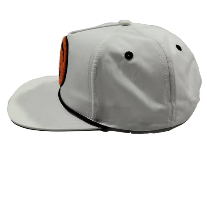 UN-0047 5 PANEL SNAPBACK CAP WITH CHENILLE PATCH