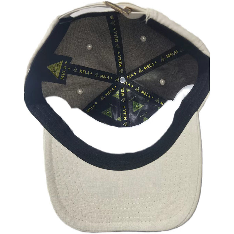 WP-1011  6 PANEL BASEBALL CAP WITH METAL LOGO BADGE