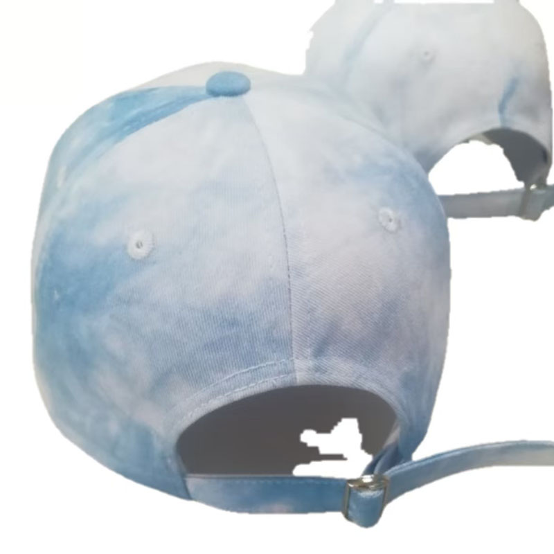 WP-1013 6 PANEL TIE DYE UNSTRUCTURED BASEBALL CAP