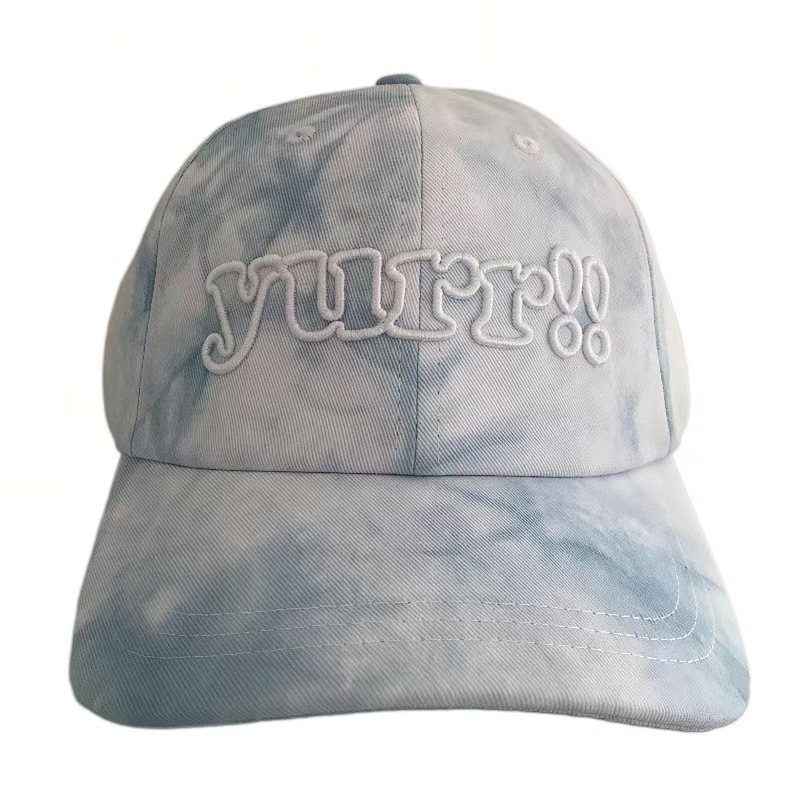 Blue 3D Embroidery Sport Caps