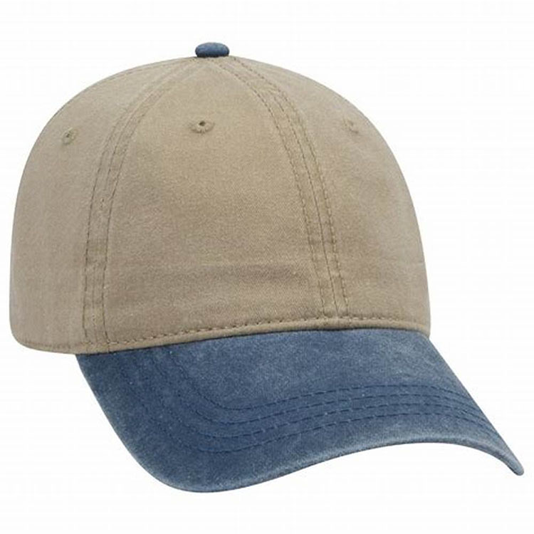 WP-0015 TWO TONES PIGMENT WASHED CAP