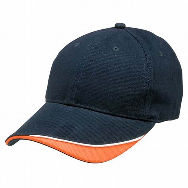 Blue 3D Embroidery Sport Caps