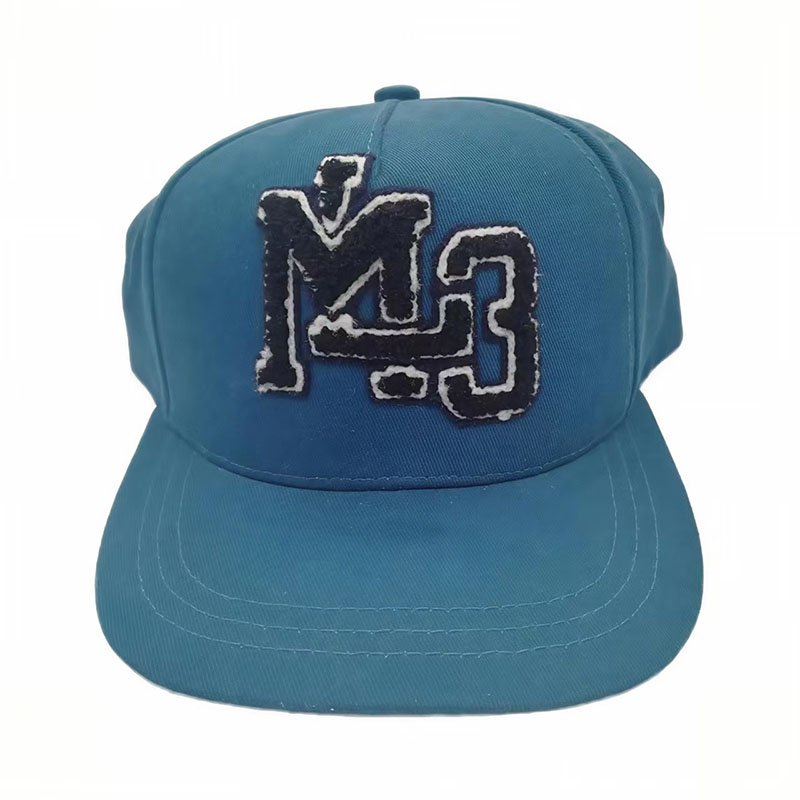 Blue 3D Embroidery Sport Caps