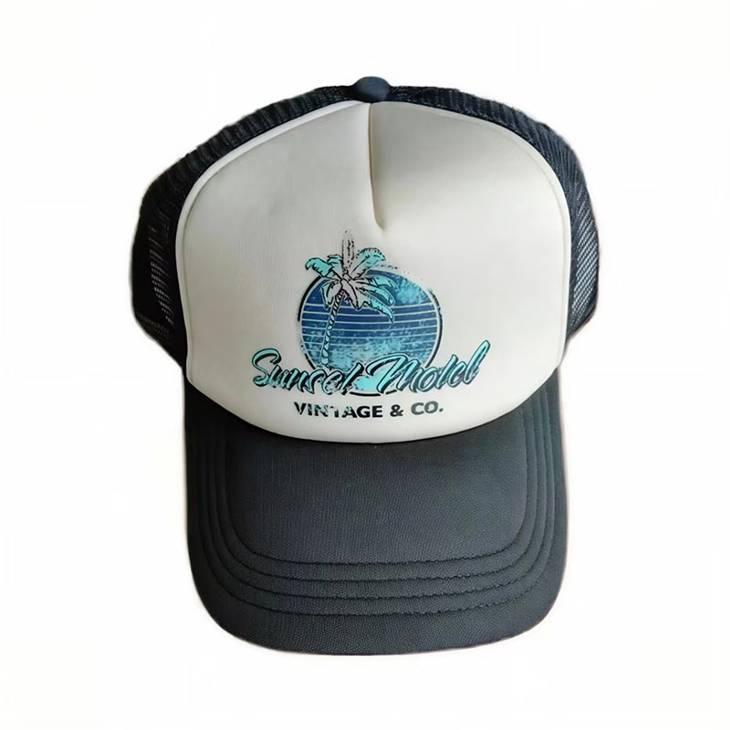 Blue 3D Embroidery Sport Caps