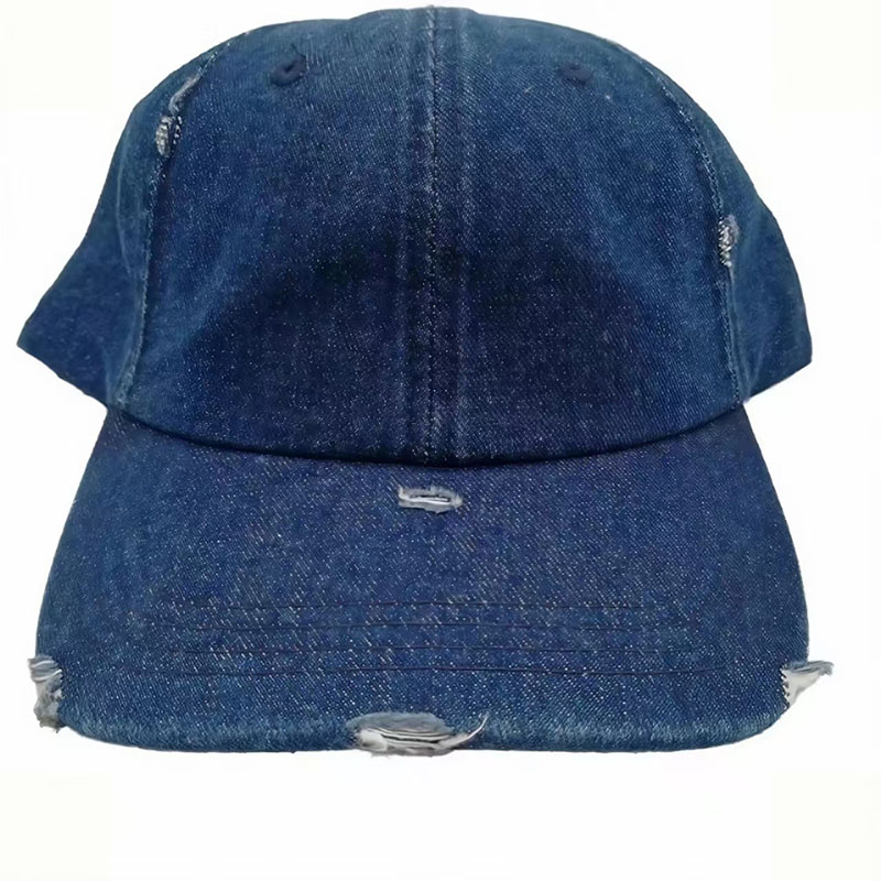 Blue 3D Embroidery Sport Caps