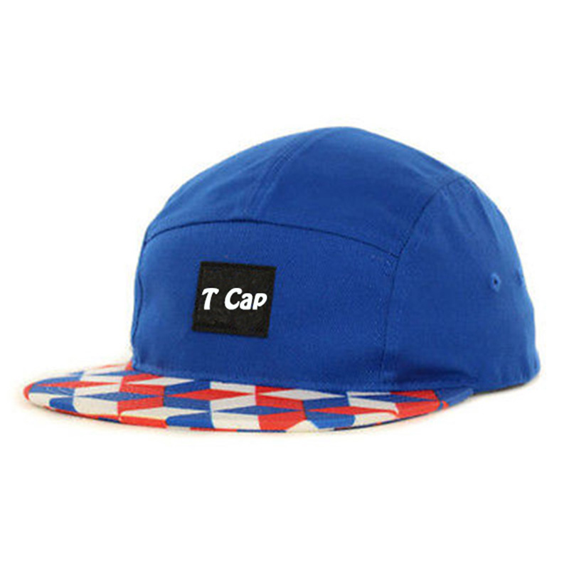 Blue 3D Embroidery Sport Caps