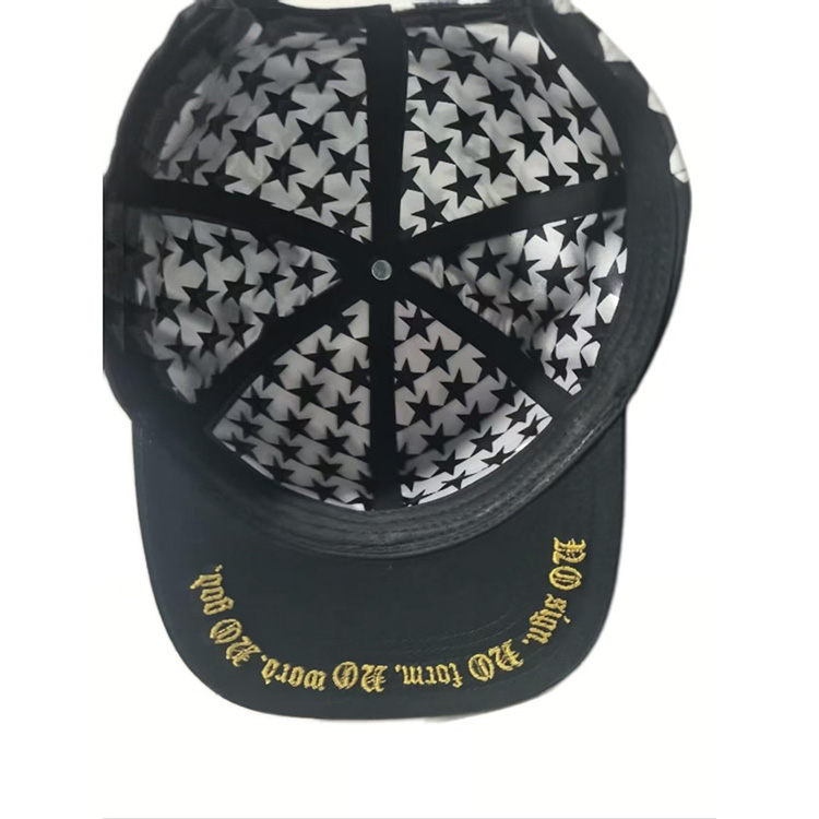 WP-1034 6 PANEL STRCTURED FLAT BILL SNAPBACK CAP